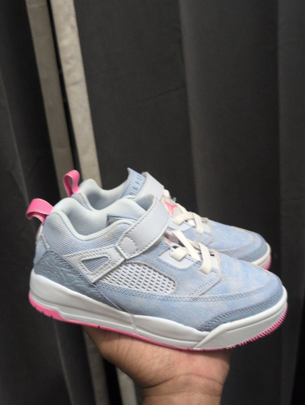Jordan Spizike Low Fem - Girls' Preschool (Blue/ Pink) Size 13C